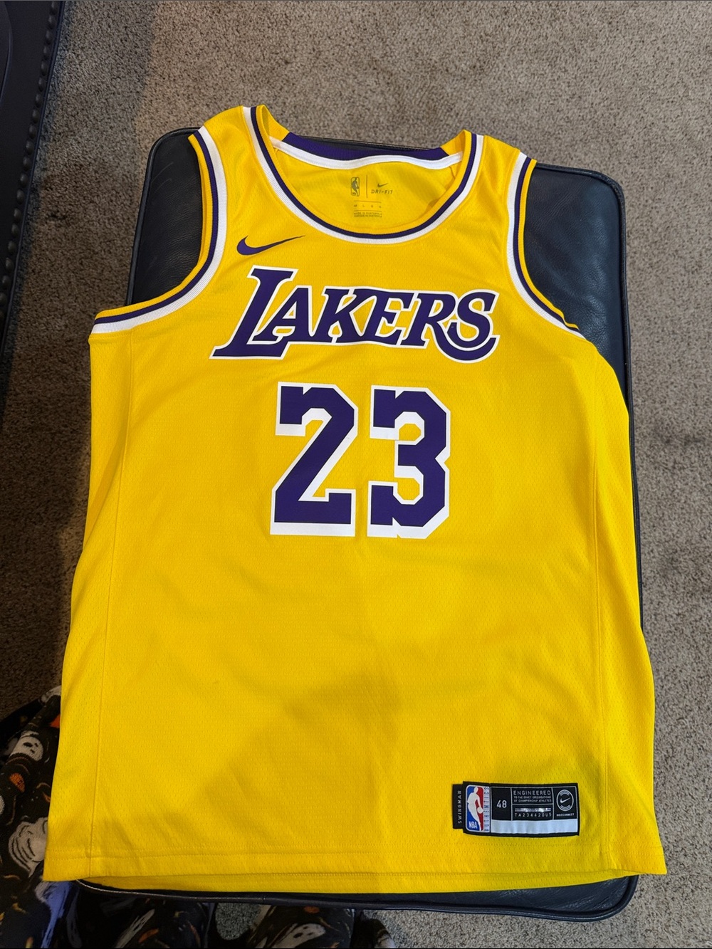 Nike LeBron James Lakers #23 Basketball Jersey